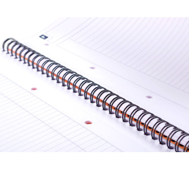 Spiraalblok Oxford International Notebook A4+ 160 pagina's lijn