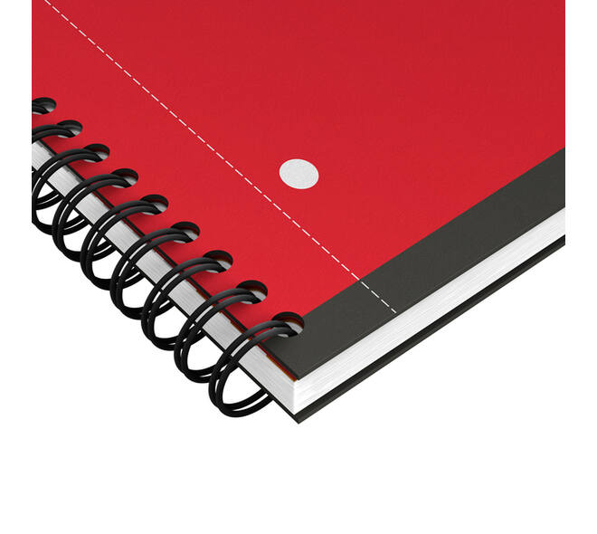 Spiraalblok Oxford International Activebook A4+ 160 pagina's ruit 5mm