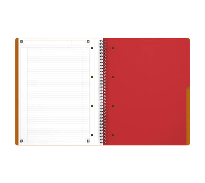 Spiraalblok Oxford International Activebook A4+ 160 pagina's lijn