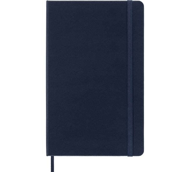 Notitieboek Moleskine large 130X210mm lijn hard cover sapphire blue
