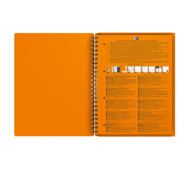 Spiraalblok Oxford International Meetingbook A4+ 160 pagina's lijn