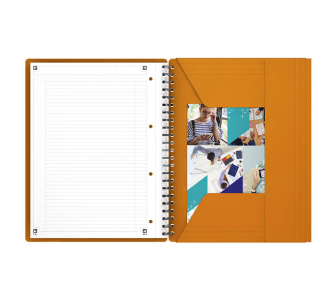Spiraalblok Oxford International Meetingbook A4+ 160 pagina's lijn