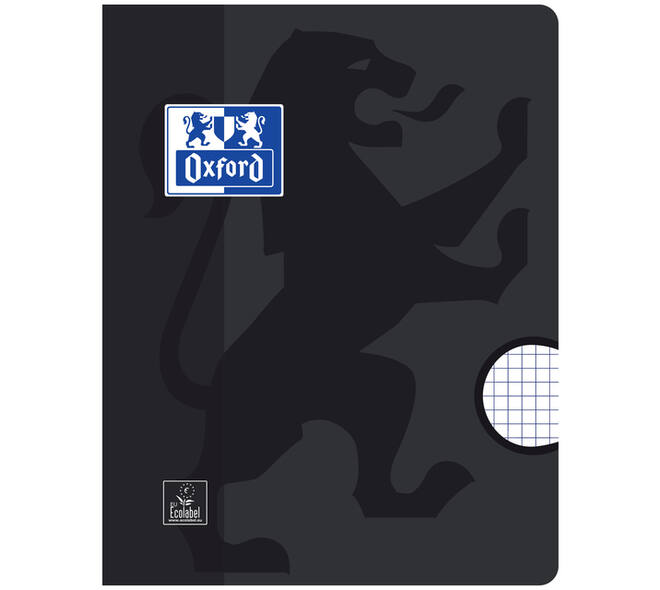 Schrift Oxford School A5 ruit 5x5mm 72 pagina's 80gr assorti