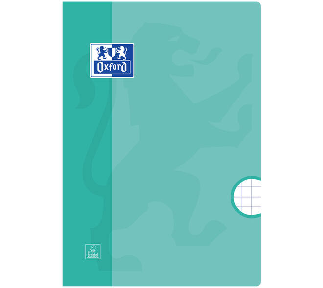 Schrift Oxford School A4 ruit 10x10mm 72 pagina's 80gr assorti