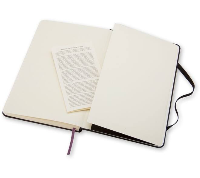 Notitieboek Moleskine pocket 90x140mm lijn hard cover zwart
