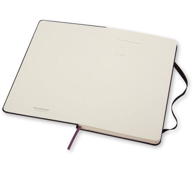 Notitieboek Moleskine pocket 90x140mm lijn hard cover zwart