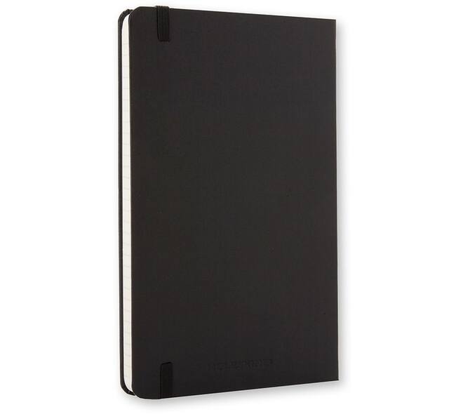 Notitieboek Moleskine pocket 90x140mm lijn hard cover zwart