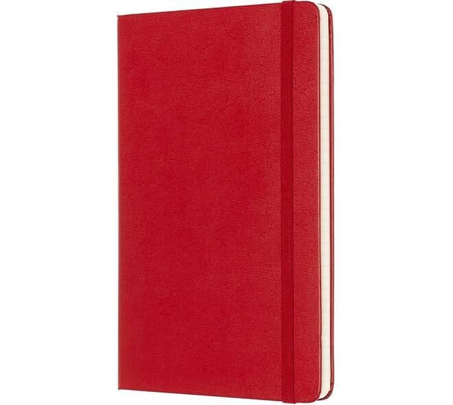 Notitieboek Moleskine large 130x210mm lijn hard cover  rood