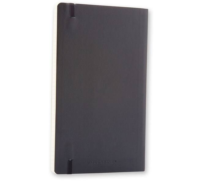 Notitieboek Moleskine XL 190x250mm lijn soft cover zwart