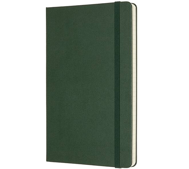 Notitieboek Moleskine large 130x210mm lijn hard cover myrtle green