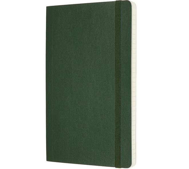 Notitieboek Moleskine large 130x210mm lijn soft cover myrtle green