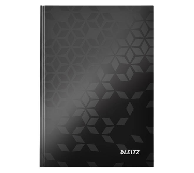 Notitieboek Leitz WOW A5 lijn zwart