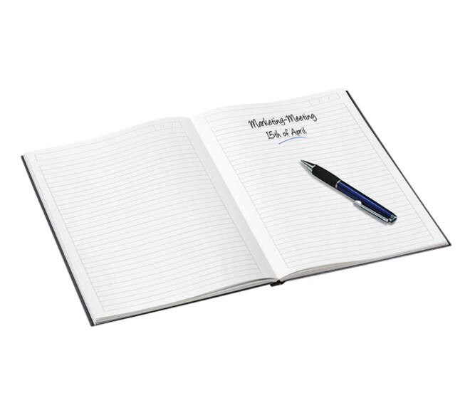 Notitieboek Leitz WOW A5 lijn zwart