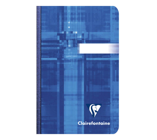 Notitieboek Clairefontaine 90x140mm lijn assorti