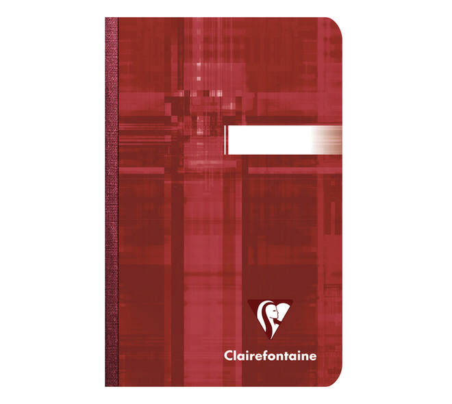 Notitieboek Clairefontaine 90x140mm lijn assorti