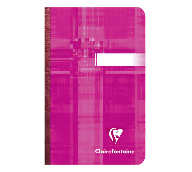 Notitieboek Clairefontaine 90x140mm lijn assorti