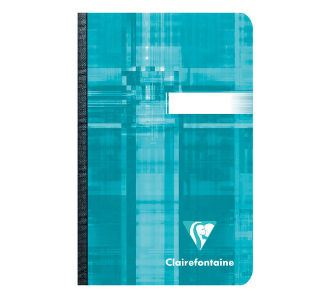 Notitieboek Clairefontaine 90x140mm lijn assorti