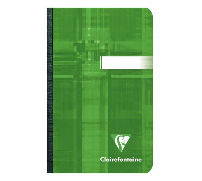 Notitieboek Clairefontaine 90x140mm lijn assorti