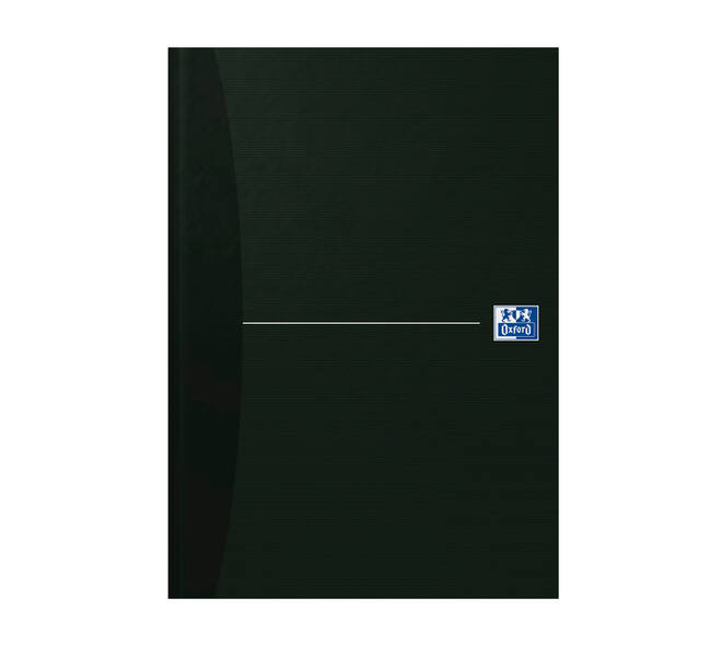 Notitieboek Oxford Office Essentials A4 96vel lijn zwart