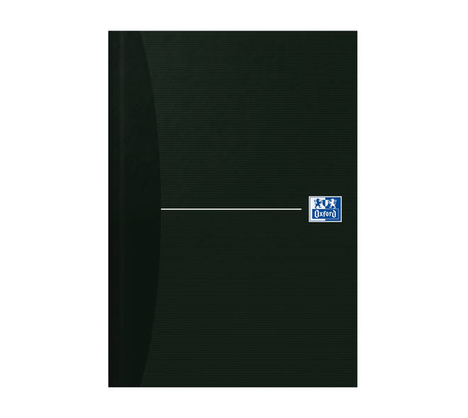 Notitieboek Oxford Office Essentials A5 96vel lijn zwart