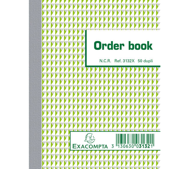 Orderboek Exacompta 135x105mm 50x2vel