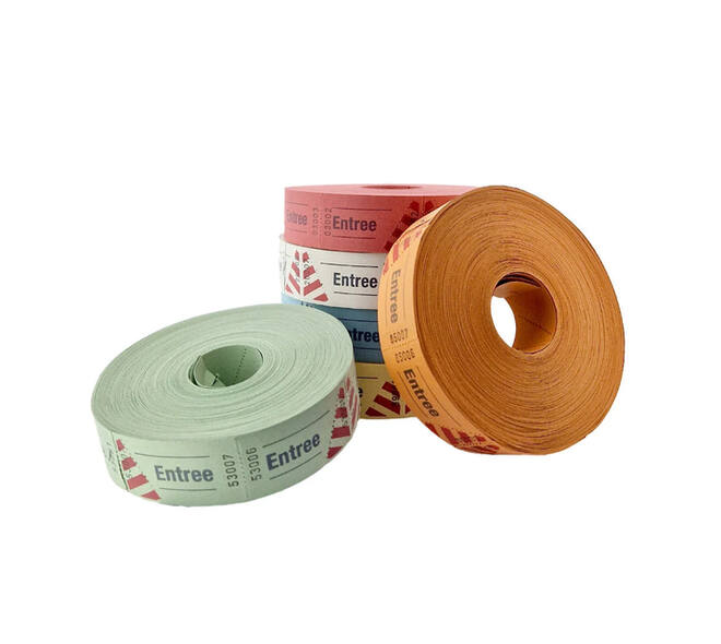 Entreebewijs Combicraft nummering 1-1000 blauw 1000 stuks