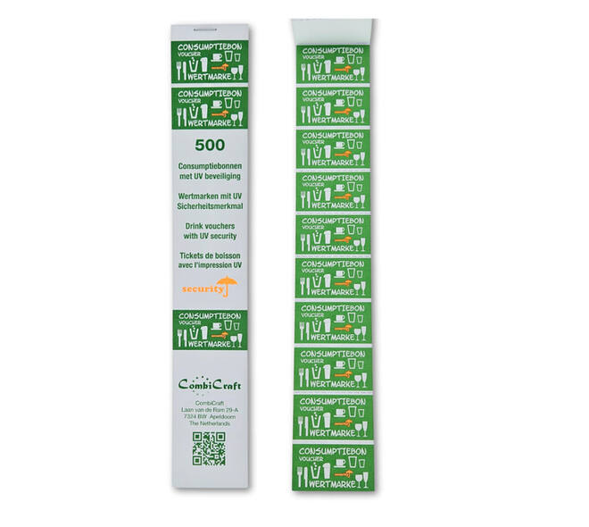 Consumptiebon Combicraft UV beveiliging 500 stuks groen