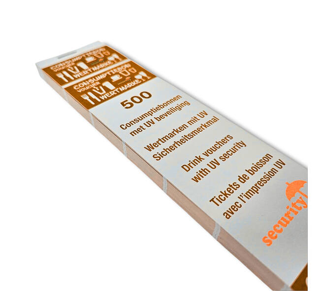 Consumptiebon Combicraft UV beveiliging 500 stuks oranje
