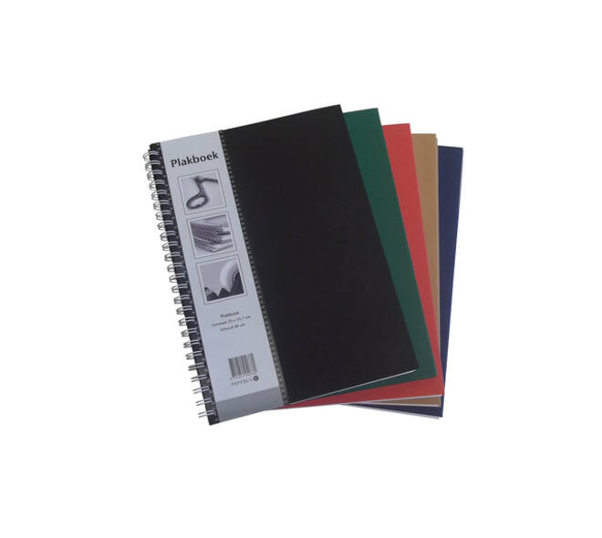 Plakboek Papyrus 330x230mm 40 vel assorti