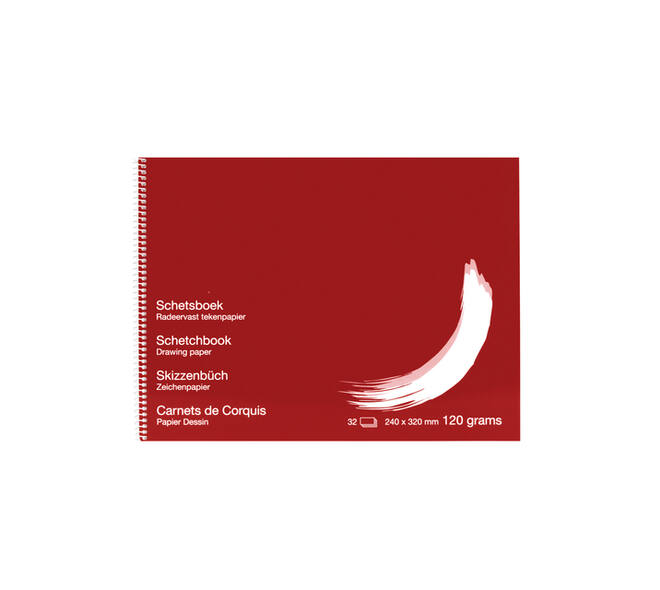 Schetsboek Papyrus 240x320mm 120gr 32 vel