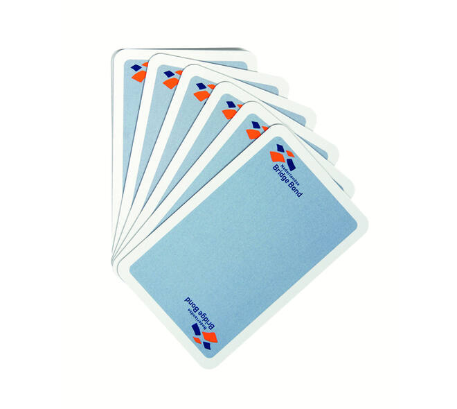 Speelkaarten Bridge Bond blauw