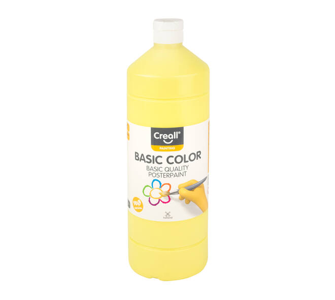 Plakkaatverf Creall basic lichtgeel 1000ml