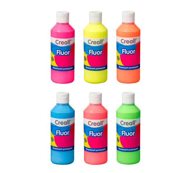 Plakkaatverf Creall fluor groen 250ml