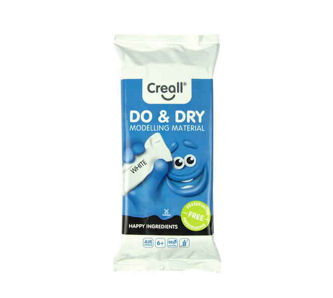 Klei Creall do & dry wit 1000gr