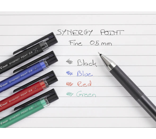 Gelschrijver Pilot Synergy point fijn rood