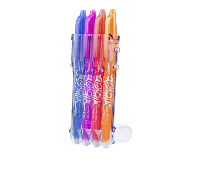 Rollerpen PILOT friXion medium fun assorti Set2Go à 4 stuks