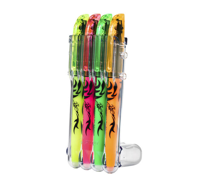 Markeerstift Pilot friXion assorti Set2Go à 4 stuks