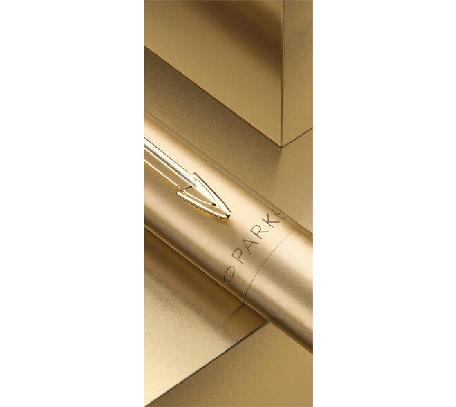 Balpen Parker Jotter XL Monochrome gold medium blister à 1 stuk