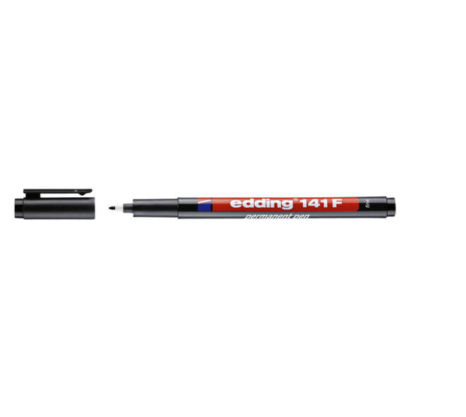 Viltstift edding 141 rond 0.6mm zwart