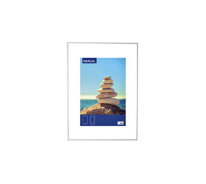 Fotolijst MAUL design 50x70cm aluminium frame zilver