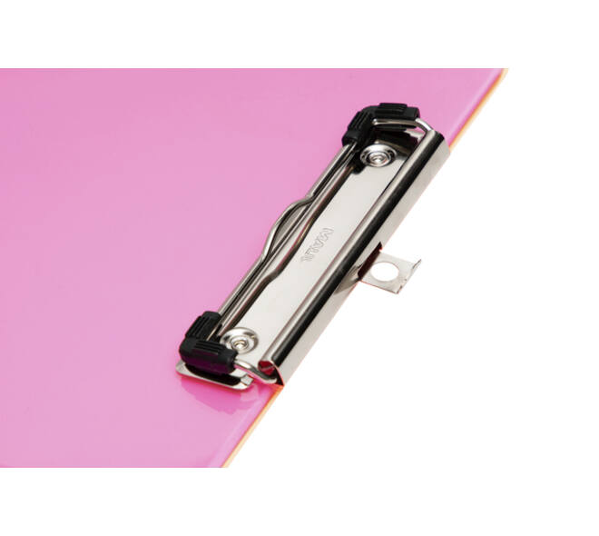 Klembord MAUL A4 staand transparant PS neon roze