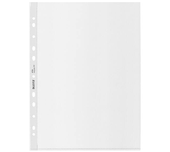 Showtas Leitz Recycle A4 11-gaats PP 0.10mm transparant 25 stuks