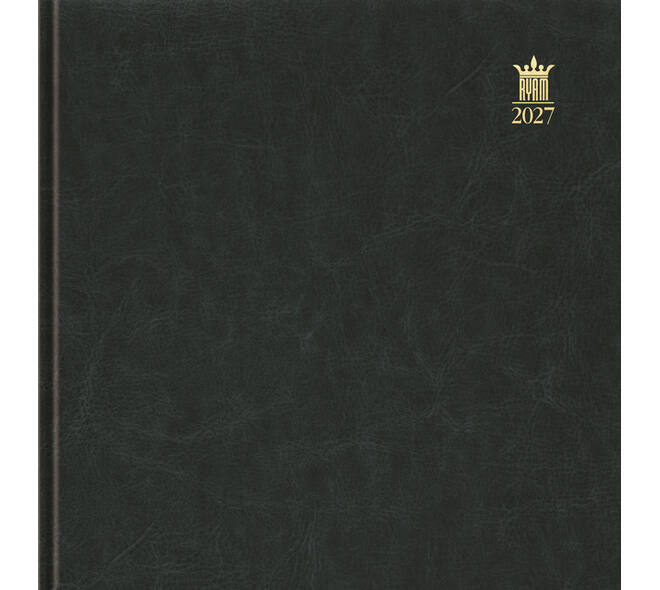 Agenda 2027 Ryam Carré Mundior 7dagen/2pagina's zwart