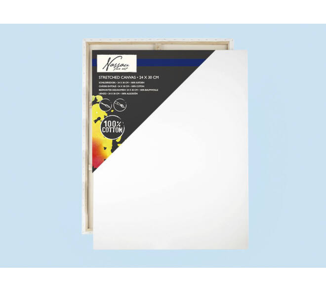 Canvas Nassau fine art 24x30cm 100% katoen