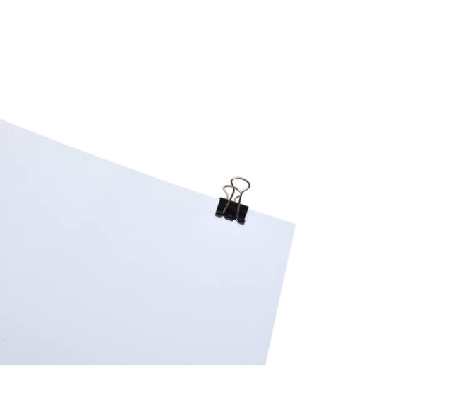 Papierklem MAUL 215 foldback 13mm capaciteit 4mm zwart 12 stuks