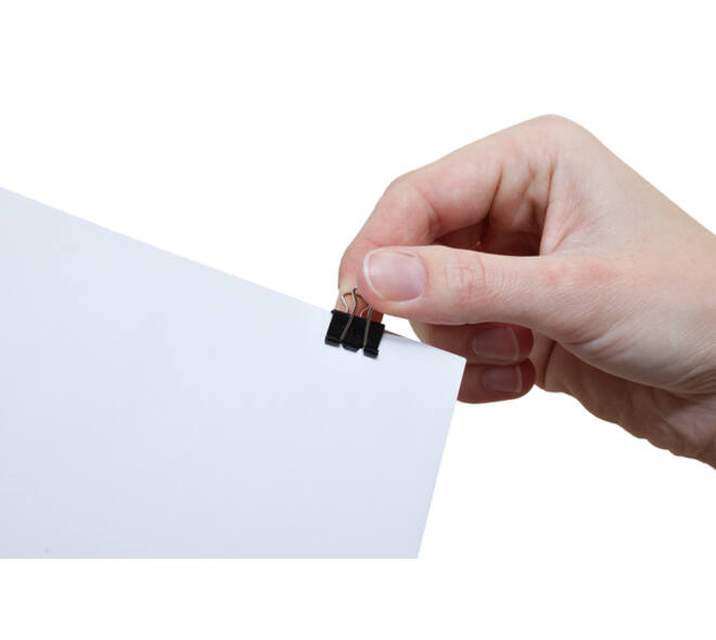 Papierklem MAUL 215 foldback 16mm capaciteit 5mm zwart 12 stuks