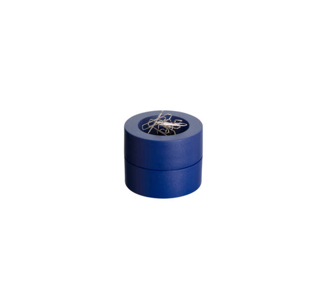 Papercliphouder MAUL Pro magnetisch Ø73x60mm blauw