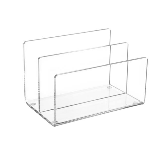 Envelopstandaard MAUL 2vaks 150x100x100mm acryl