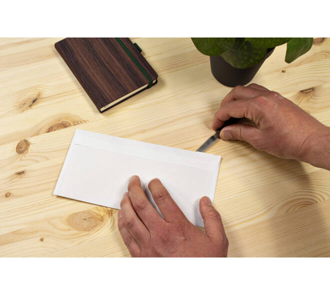 Briefopener Westcott metaal met kunststof grip zwart