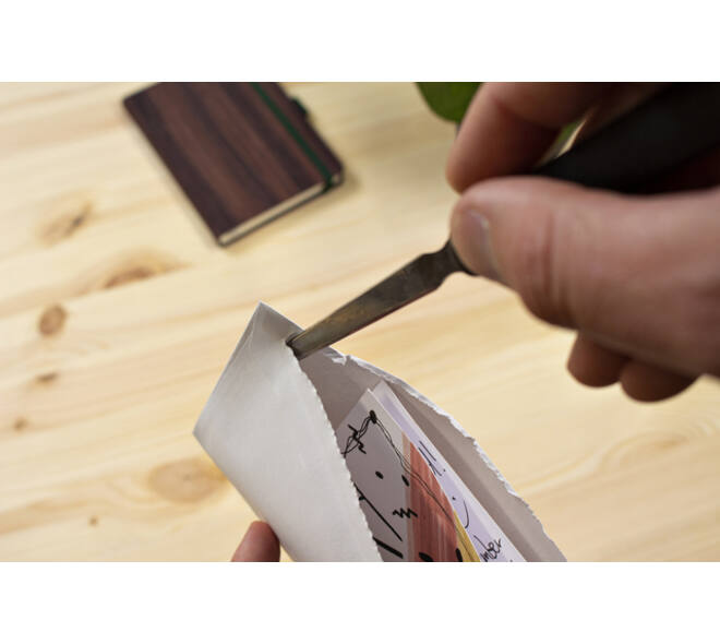 Briefopener Westcott metaal met kunststof grip zwart